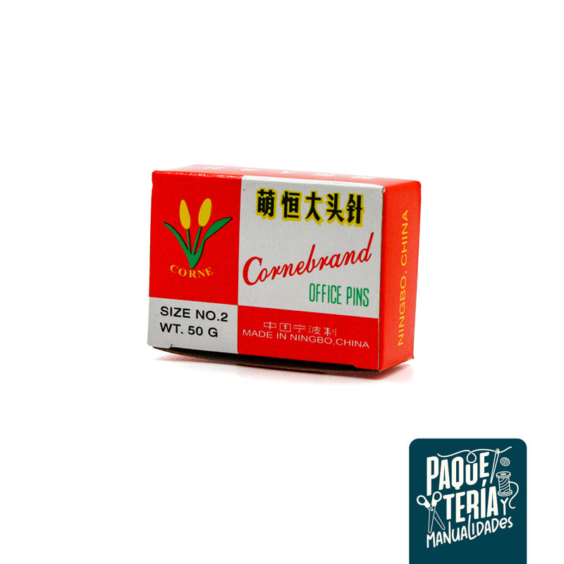 CAJA ALFILERES MODISTA CABEZA CORRIENTE