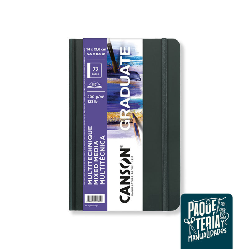 PACK CUADERNO CANSON GRADUATE MULTITÉCNICA - SET DIBUJO ARTÍSTICO ARTEL