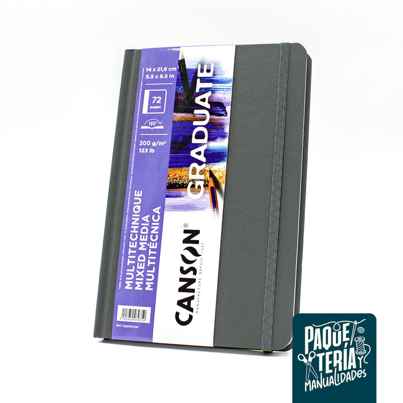 PACK CUADERNO CANSON GRADUATE MULTITÉCNICA - SET DIBUJO ARTÍSTICO ARTEL