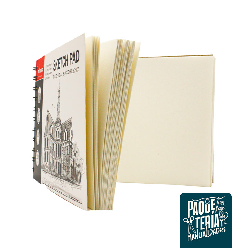 BLOCK DE DIBUJO Y CROQUIS MOTARRO A5 - 80 HJS. PAPEL 30 GRS