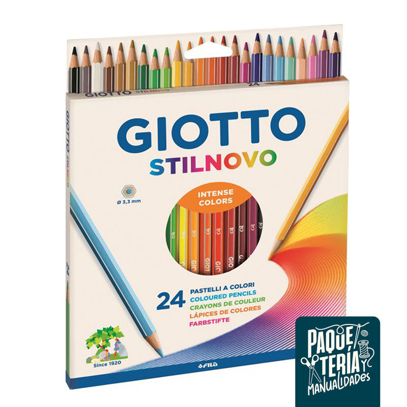 LÁPICES COLORES GIOTTO STILNOVO - 24 UNIDADES