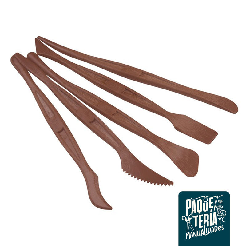 ESPÁTULAS PARA MODELAR JOVI - 5 HERRAMIENTAS DE MODELAJE