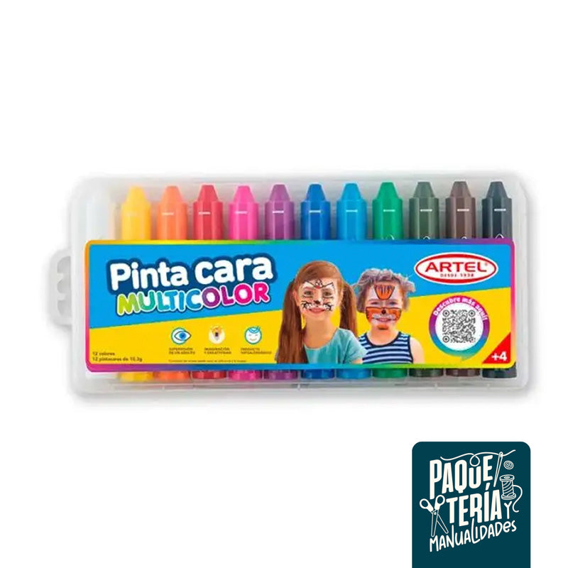 PINTA CARITAS 6 Y 12 COLORES ARTEL
