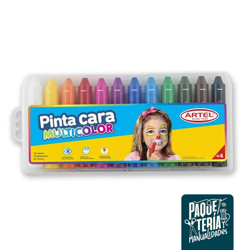 PINTA CARITAS 6 Y 12 COLORES ARTEL