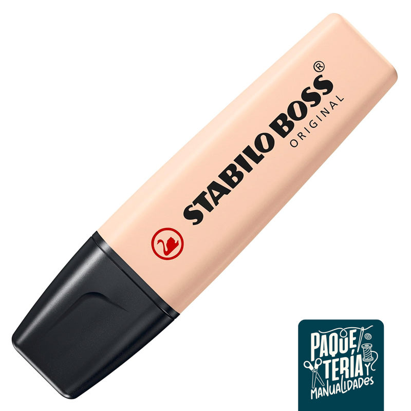 DESTACADORES STABILO BOSS NATURE COLORS - 3 TONOS NATURALEZA + TACHADOR NEGRO