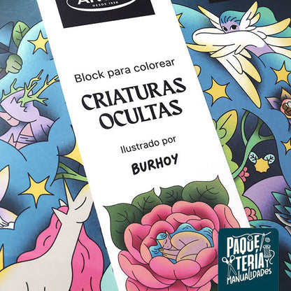 PACK BLOCK PARA COLOREAR ARTEL + 12 LÁPICES COLORES GIOTTO