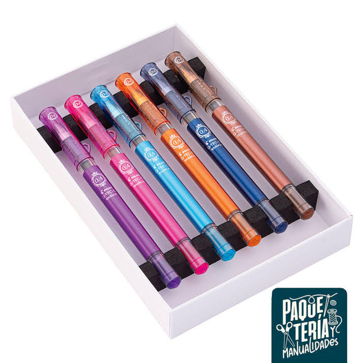 SET 6 LÁPICES GEL G-TEC-C MAICA PILOT