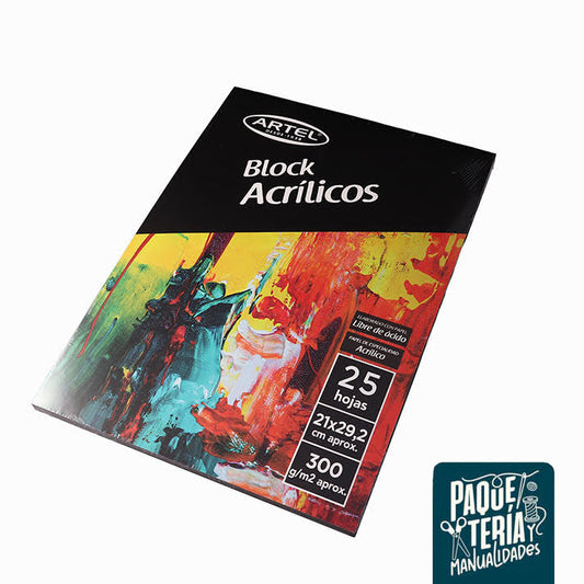 BLOCK ACRÍLICO ARTEL A4 300 GR