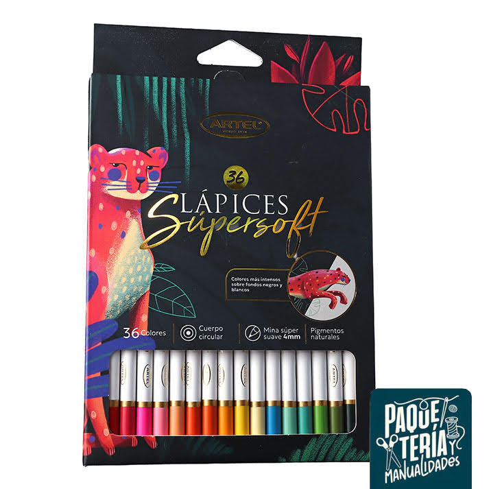 SET 36 LÁPICES SUPER SOFT ARTEL