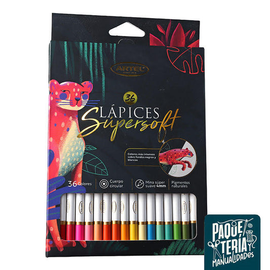SET 36 LÁPICES SUPER SOFT ARTEL