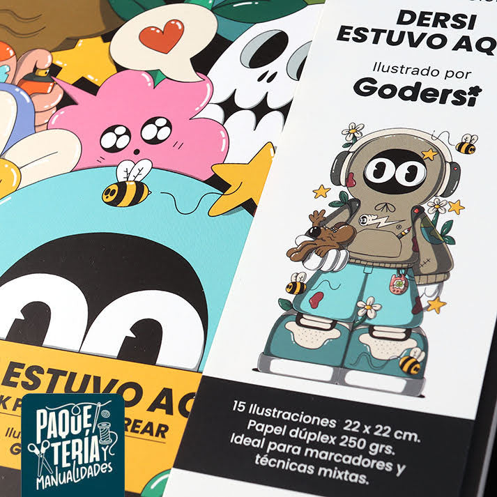 BLOCK PARA COLOREAR DERSI ESTUVO AQUÍ - ARTEL
