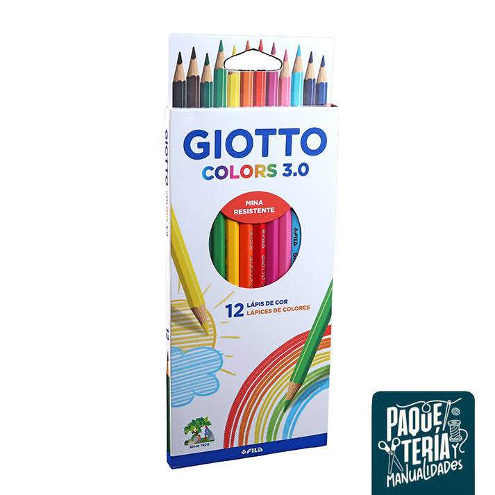 PACK BLOCK PARA COLOREAR ARTEL + 12 LÁPICES COLORES GIOTTO