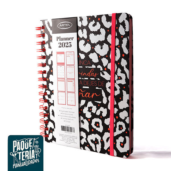 PLANNER 12 MESES ANIMAL PRINT ARTEL