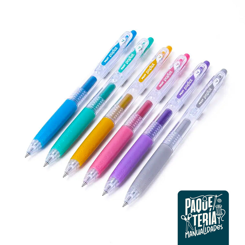 LÁPICES GEL POP LOL PILOT - METALIZADOS - 0.7 MM