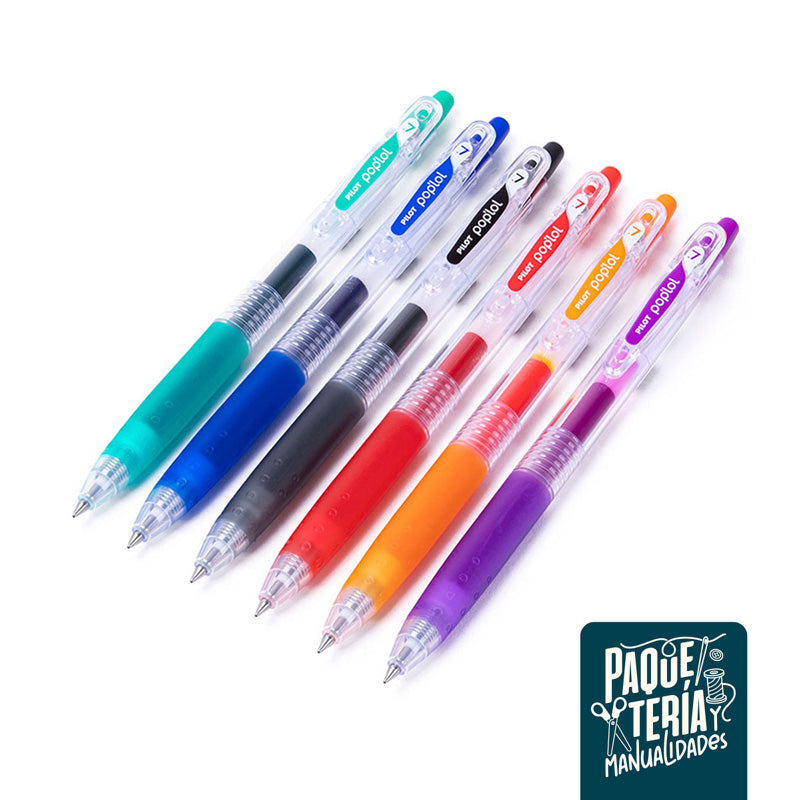 PACK CUADERNO NOTAS - LÁPICES GEL POP LOL PILOT