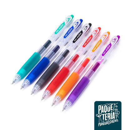 PACK CUADERNO NOTAS - LÁPICES GEL POP LOL PILOT