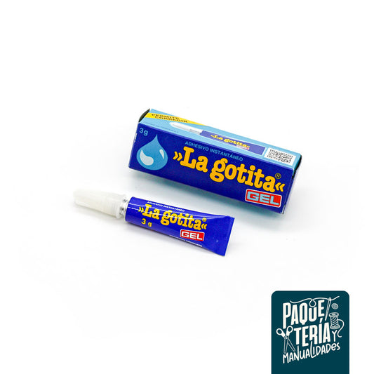 ADHESIVO INSTANTÁNEO LA GOTITA GEL - 3 GRS