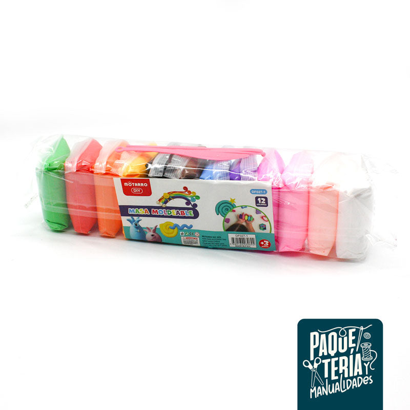 Foamy Moldeable 12 colores - Motarro