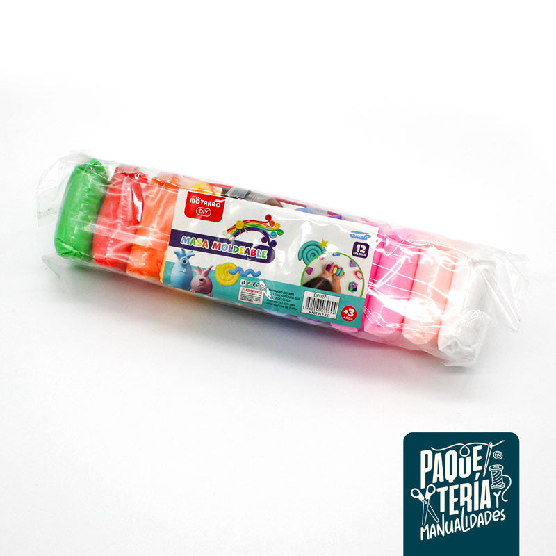 Foamy Moldeable 12 colores - Motarro