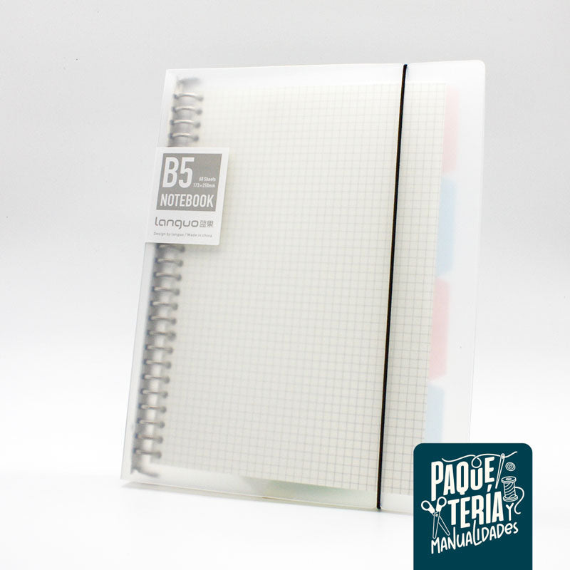Libreta Anillada con Sistema Refill Languo B5 - 60 hojas