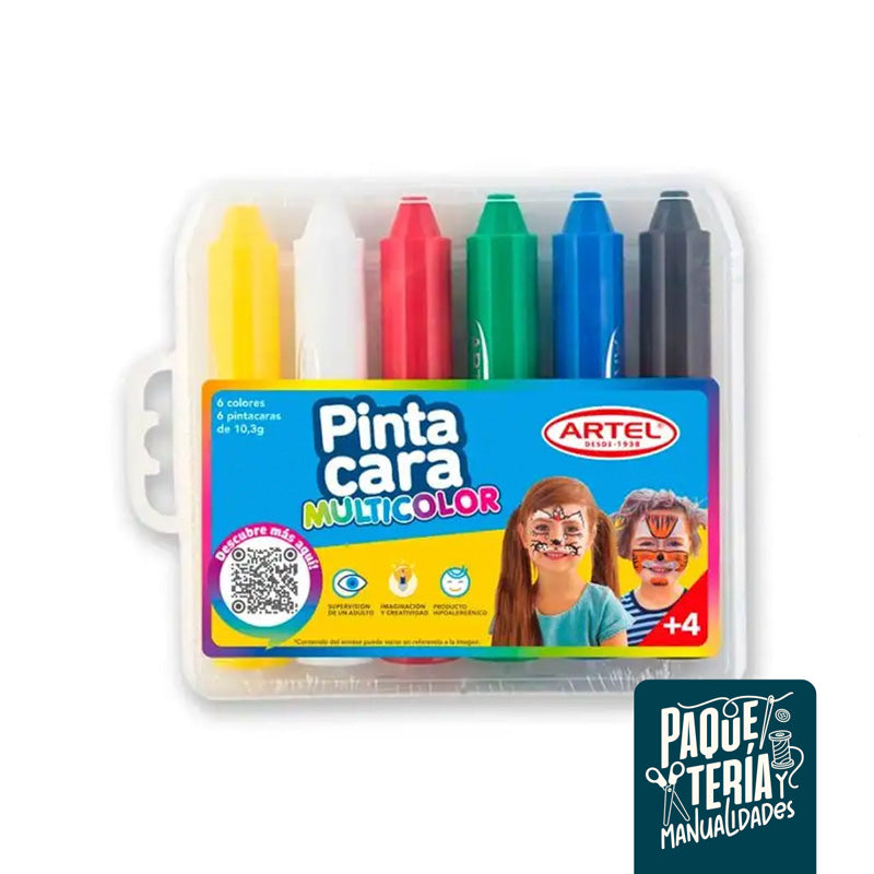 PINTA CARITAS 6 Y 12 COLORES ARTEL