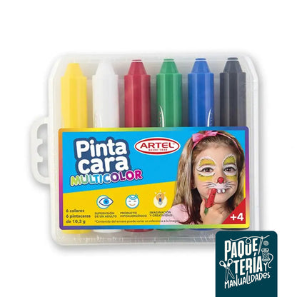 PINTA CARITAS 6 Y 12 COLORES ARTEL
