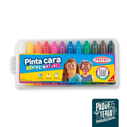 PINTA CARITAS 6 Y 12 COLORES ARTEL