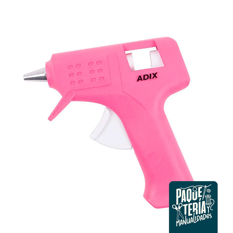 PISTOLA SILICONA ROSADA ADIX CREATIVE