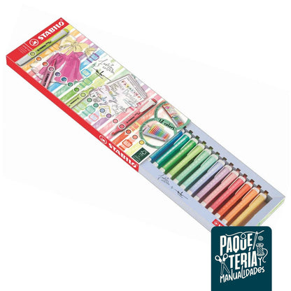 SET DESTACADORES STABILO SWING COOL - 18 UNIDADES + SET MESA