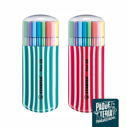 ROTULADOR STABILO PEN 68 STABILO - 20 COLORES