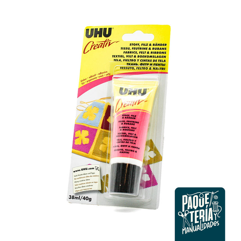 UHU - Creativ - Tejidos y fieltro - 38ml