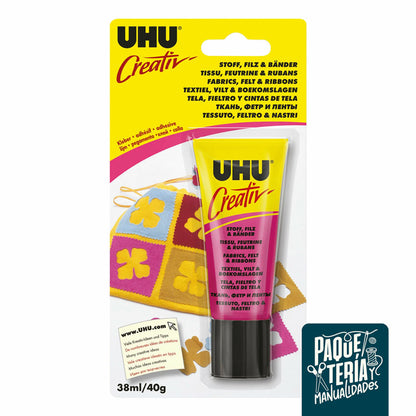 UHU - Creativ - Tejidos y fieltro - 38ml