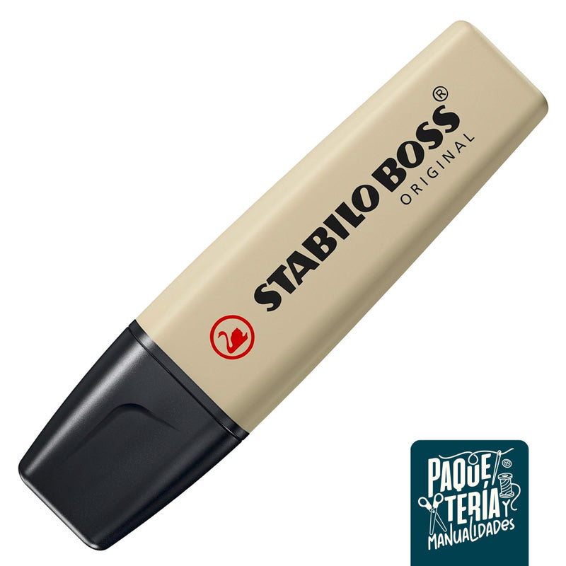 DESTACADORES STABILO BOSS NATURE COLORS - 3 TONOS NATURALEZA + TACHADOR NEGRO