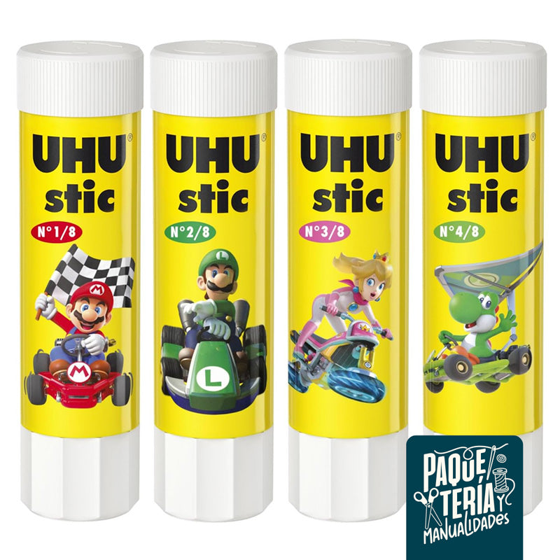 UHU STIC - PEGAMENTO EN BARRA 40 GRS - EDICIÓN LIMITADA MARIO KART