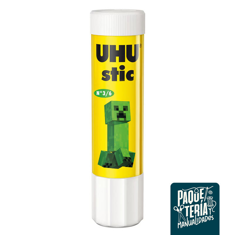 UHU STIC - PEGAMENTO EN BARRA 40/20 GRS - EDICIÓN LIMITADA Minecraft