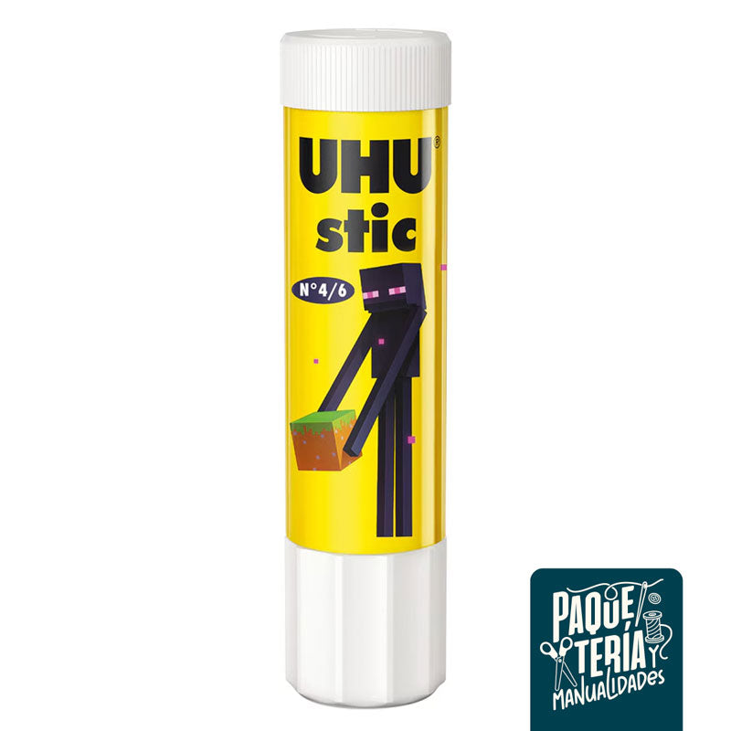UHU STIC - PEGAMENTO EN BARRA 40/20 GRS - EDICIÓN LIMITADA Minecraft